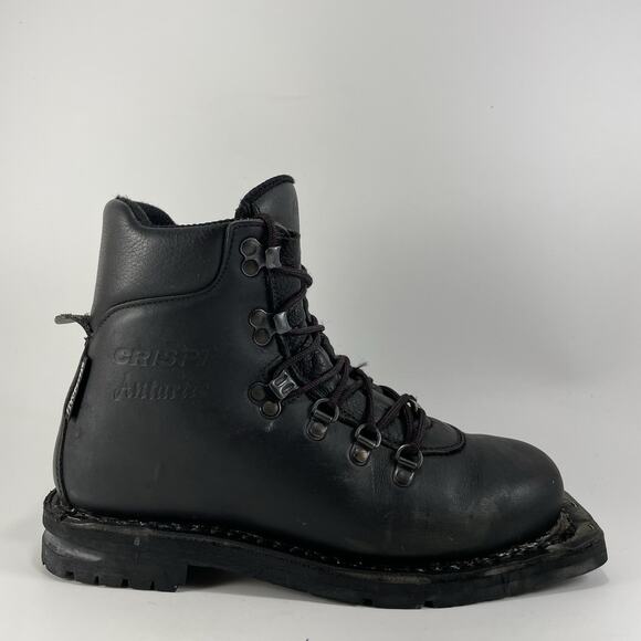 Crispi Antarctic Leather 75 mm 3-Pin Backcountry Telemark Ski Boots Mens Size 6 - Picture 1 of 11